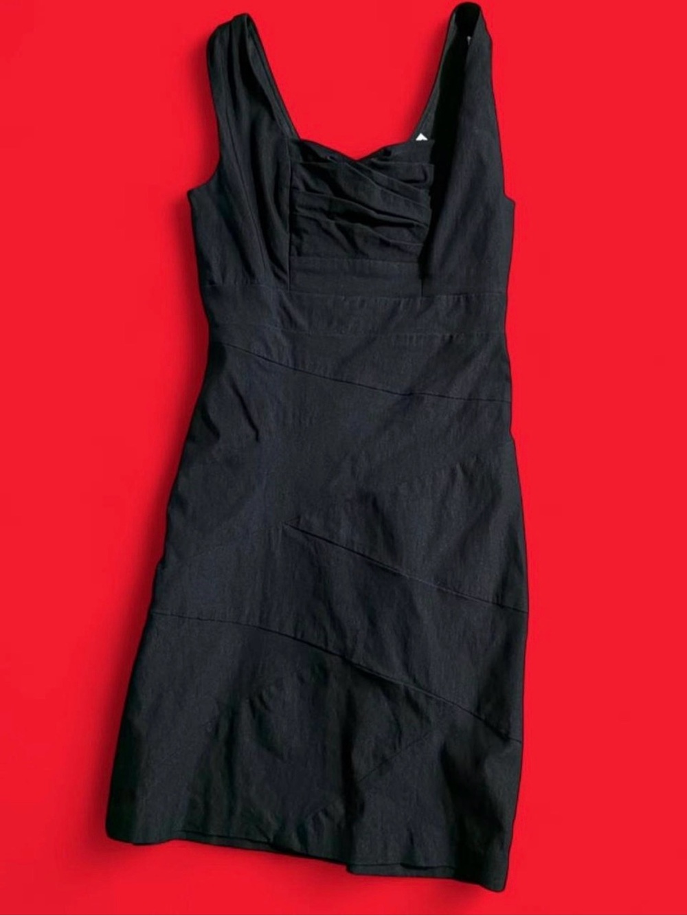 Ruby Rox Y2K Black Panel Mini Dress Size 5 LBD